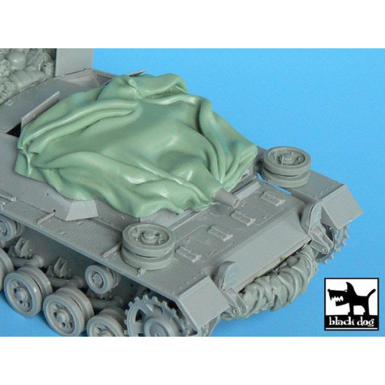 Black Dog T35010 1/35 Canvas for Stug III C/D for Dragon