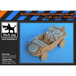 Black Dog T35012 1/35 Schwimmwagen accessories set for Tamiya