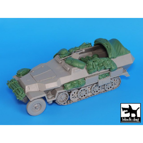 Black Dog T35018 1/35 Sdkfz 251 C accessories set for Dragon