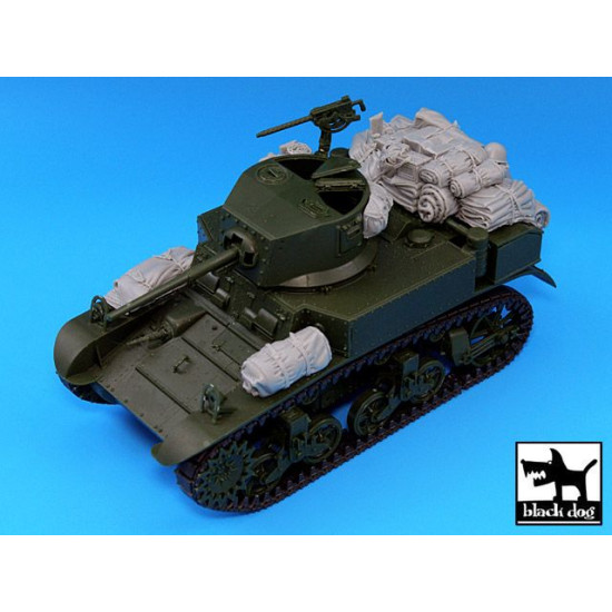 Black Dog T35027 1/35 M3A1 Stuart for Academy