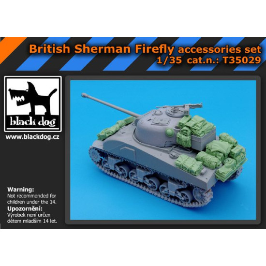 Black Dog T35029 1/35 British Sherman Firefly accessories set for Dragon