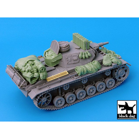 Black Dog T35030 1/35 Pz.Kpfw.III Ausf.N accessories set for Dragon