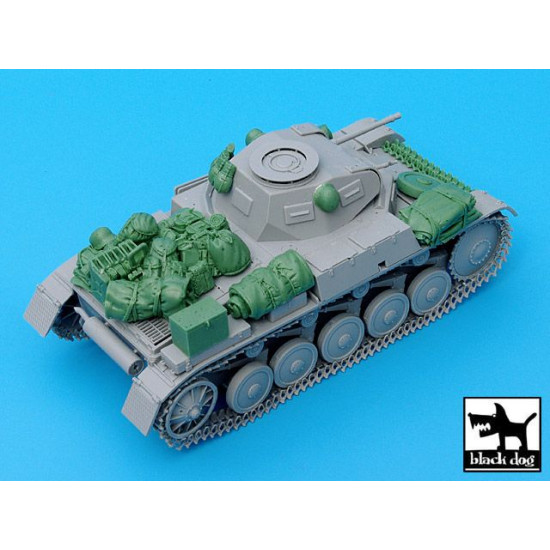 Black Dog T35032 1/35 Pz.Kpfw. II Ausf C accessories set for Dragon