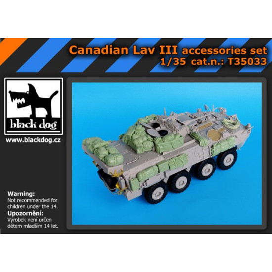 Black Dog T35033 1/35 Canadian Lav III accessories set for Trumpeter