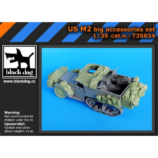 Black Dog T35034 1/35 US M2 big accessories set for Dragon