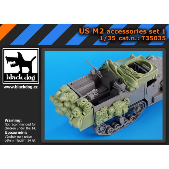 Black Dog T35035 1/35 US M2 accessories set N for Dragon