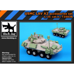 Black Dog T35038 1/35 USMC LAV A2 accessories set for Trumpeter