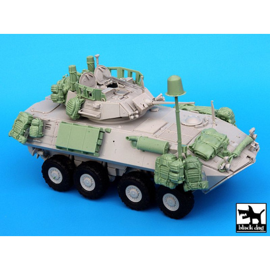 Black Dog T35038 1/35 USMC LAV A2 accessories set for Trumpeter