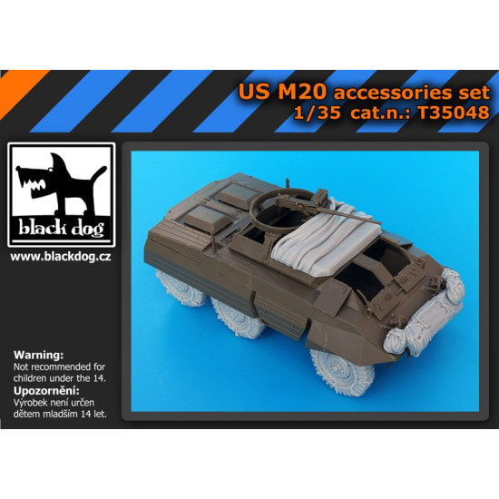 Black Dog T35048 1/35 US M 20 accessories set for Tamiya