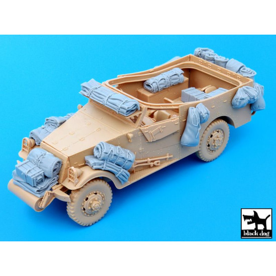 Black Dog T35049 1/35 US M3A1 Scout Car for Hobby Boss