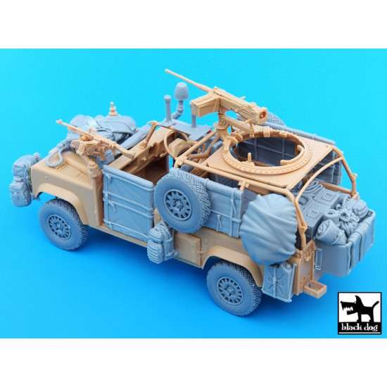 Black Dog T35050 1/35 Defender Wolf accessories set for Hobby Boss