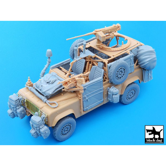 Black Dog T35050 1/35 Defender Wolf accessories set for Hobby Boss