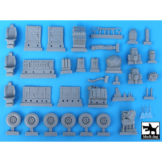 Black Dog T35050 1/35 Defender Wolf accessories set for Hobby Boss