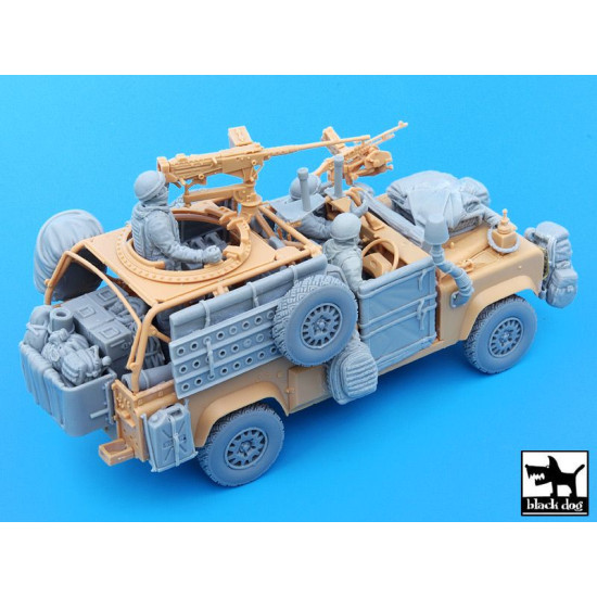 Black Dog T35051 1/35 Defender Wolf accessories set with crew for Hobby Boss