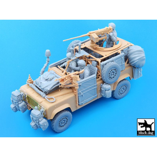 Black Dog T35051 1/35 Defender Wolf accessories set with crew for Hobby Boss