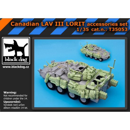 Black Dog T35053 1/35 Canadian Lav III Lorit accessories set for Trumpeter