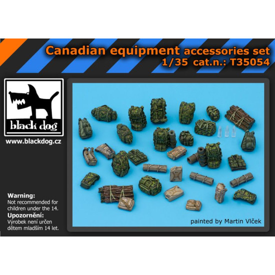 Black Dog T35054 1/35 Canadian equipment accessories set