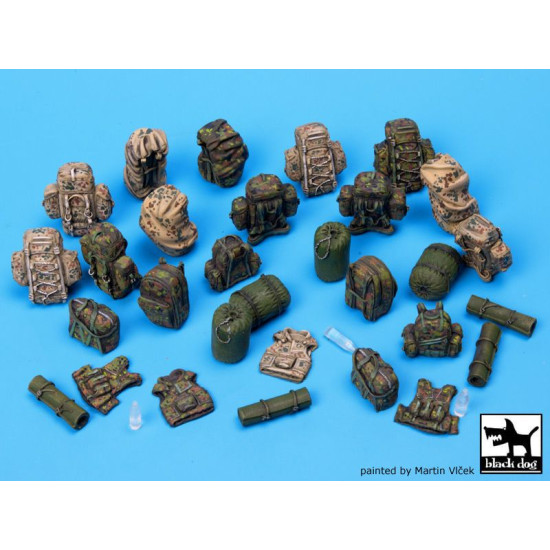 Black Dog T35055 1/35 German Bundeswehr equipment accessor. Set