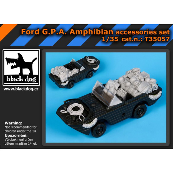 Black Dog T35057 1/35 Ford G.P.A Amphibian accessories set for Tamiya