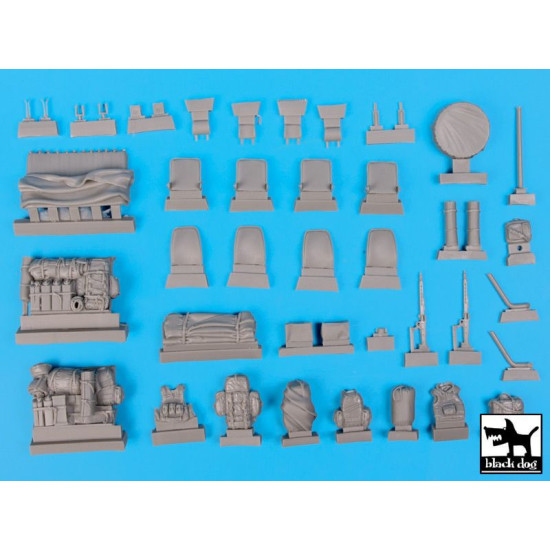 Black Dog T35058 1/35 Mercedes Wolf Afganistan accessories set for Revell