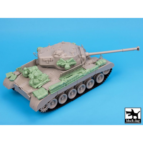 Black Dog T35060 1/35 US M -26 Pershing accesorie set for Hobby Boss