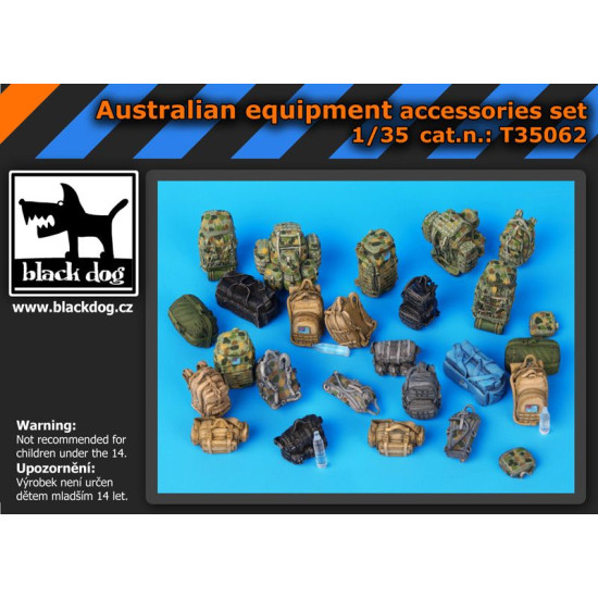 Black Dog T35062 1/35 Autralian equipment accessories set