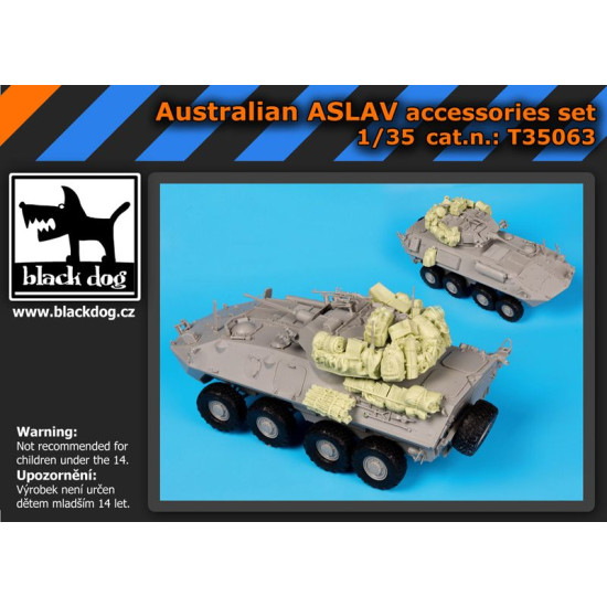 Black Dog T35063 1/35 Autralian ASLAV accessories set for Trumpeter