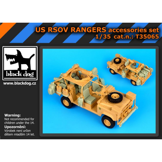 Black Dog T35065 1/35 US RSOV Rangers accessories set for Hobby Boss