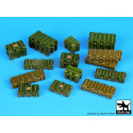 Black Dog T35067 1/35 Universal modern plastic boxes accessories set