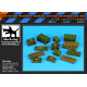 Black Dog T35067 1/35 Universal modern plastic boxes accessories set