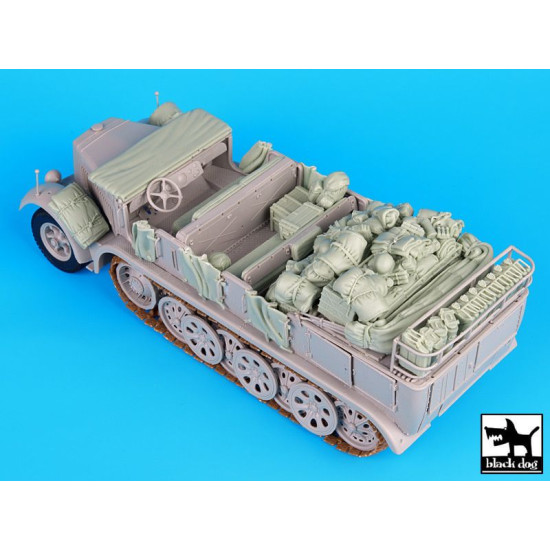 Black Dog T35072 1/35Sd.Kfz 8 big accessories set for Trumpeter