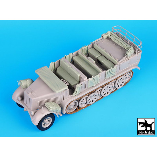 Black Dog T35073 1/35 Sd.Kfz 7 accessories set for Trumpeter