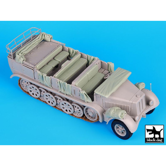 Black Dog T35073 1/35 Sd.Kfz 7 accessories set for Trumpeter