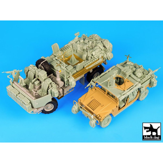 Black Dog T35078 1/35 M1078 LMTV War pig plus HUMVEE Spec.f. for Trumpeter plus Tamiya