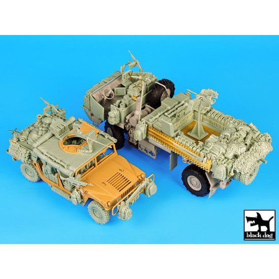 Black Dog T35078 1/35 M1078 LMTV War pig plus HUMVEE Spec.f. for Trumpeter plus Tamiya