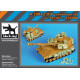 Black Dog T35080 1/35 M109A2 IDF conversion set for Kinetic