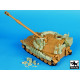 Black Dog T35080 1/35 M109A2 IDF conversion set for Kinetic