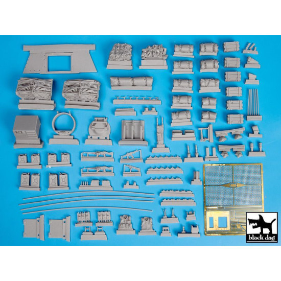 Black Dog T35080 1/35 M109A2 IDF conversion set for Kinetic