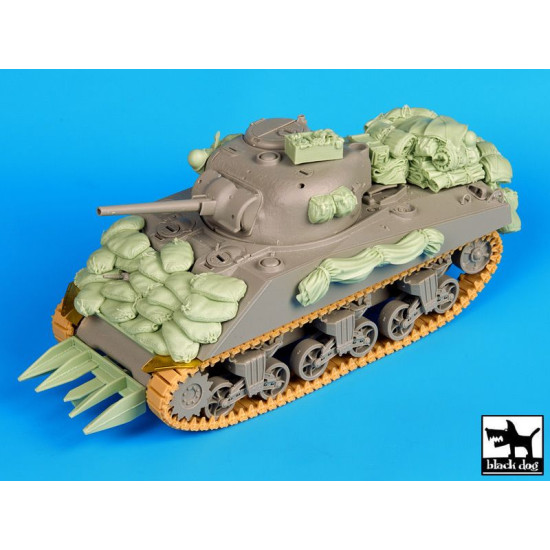 Black Dog T35081 1/35 Sherman 75mm Normandy accessories set for Dragon