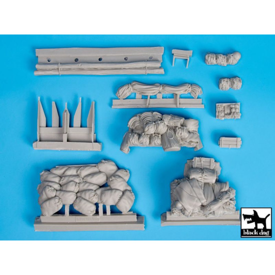 Black Dog T35081 1/35 Sherman 75mm Normandy accessories set for Dragon