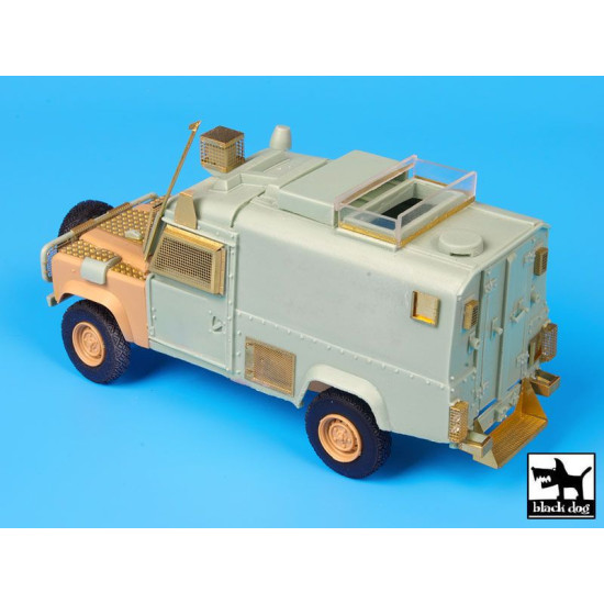 Black Dog T35086 1/35 Landrover Defender Snatch conversion set for Hobby Boss