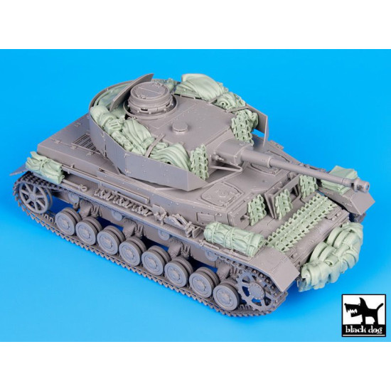 Black Dog T35087 1/35 Pz Kpfw IV Ausf J accessories set for Dragon