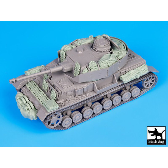 Black Dog T35087 1/35 Pz Kpfw IV Ausf J accessories set for Dragon