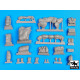 Black Dog T35088 1/35 British Bishop accessories set for Bronco models