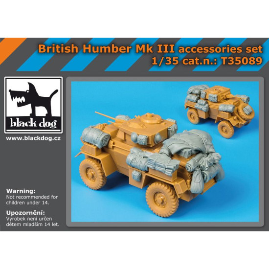 Black Dog T35089 1/35 British Humber Mk III accessories set for Bronco models