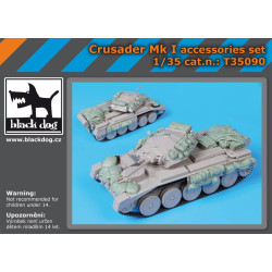 Black Dog T35090 1/35 Crusader Mk I accessories set for Italeri