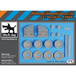 Black Dog T35091 1/35 Panther wheels detail set