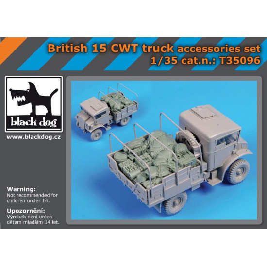 Black Dog T35096 1/35 British 15 CWT for Italeri