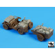 Black Dog T35097 1/35 Us Jeep airborne before drop accessories set for Bronco