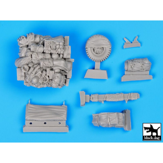 Black Dog T35100 1/35 Us Dodge airborne after drop accessories set for AFV